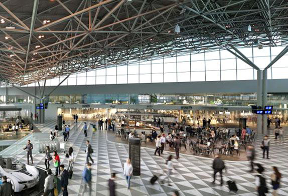 空间框架屋顶机场